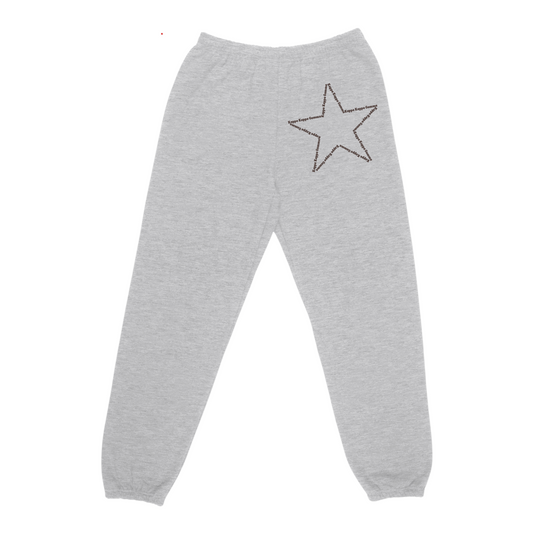 Kappa Kappa Gamma Star Sweatpants (Brown)