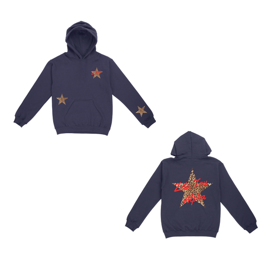 ZTA / Zeta Tau Alpha Cheetah Star Hoodie