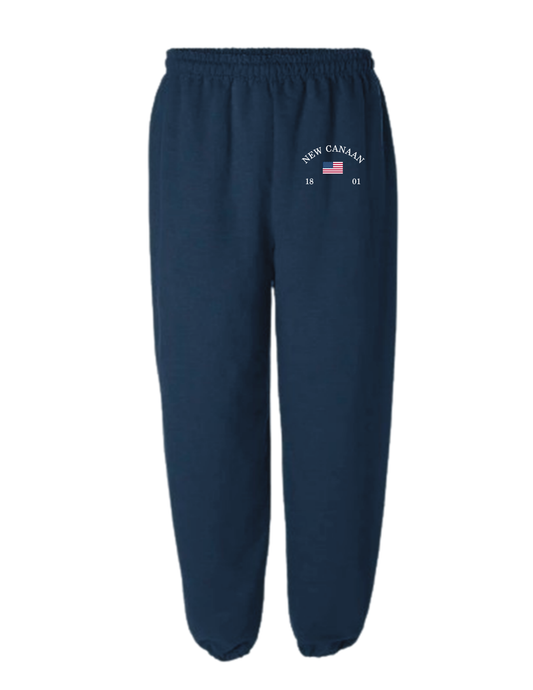 New Canaan American Beauty 1801 Sweatpants (Navy)