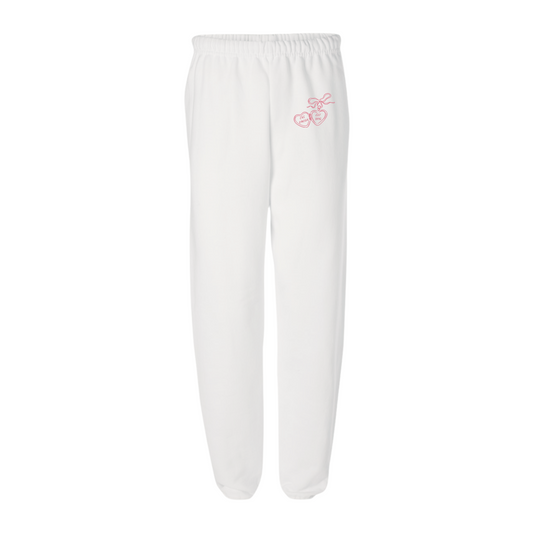Chi Omega Sweatpants (White)