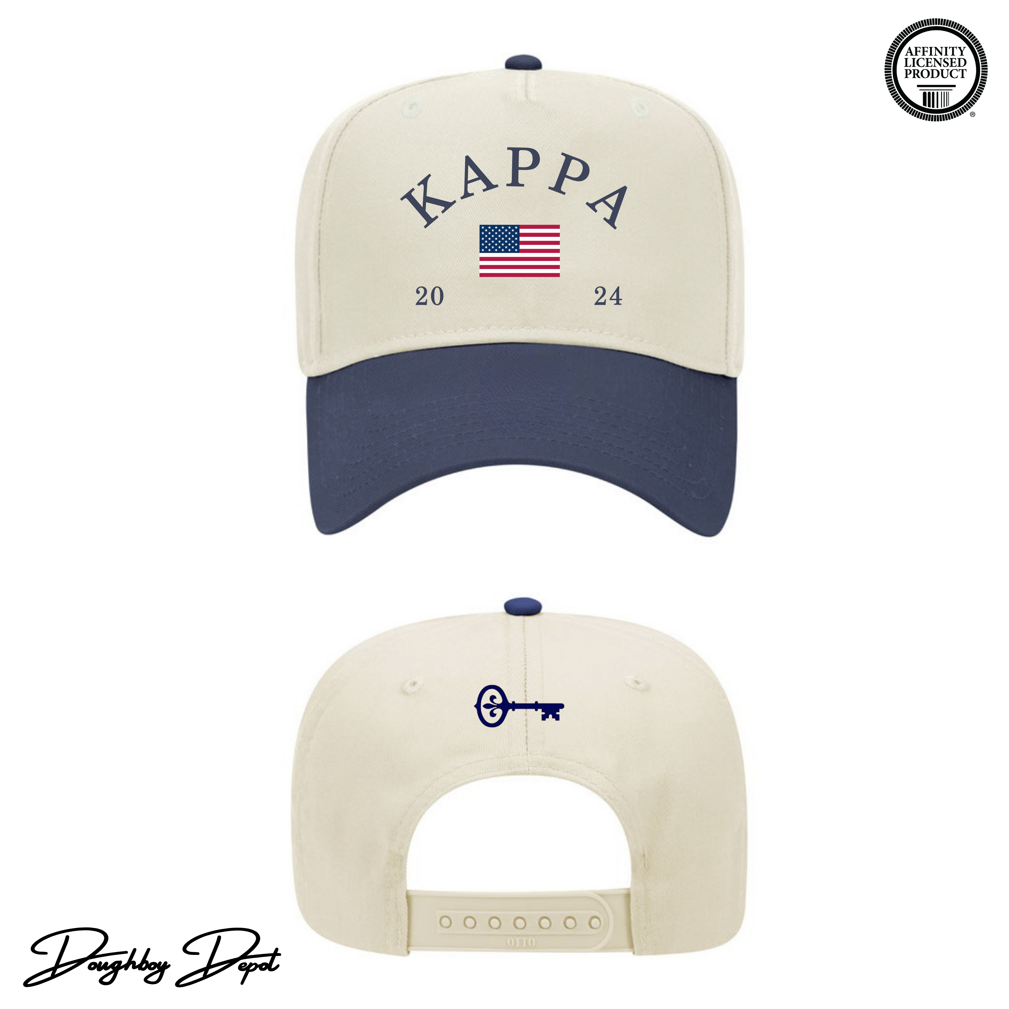 LSU KKG - American Beauty Embroidered Hat