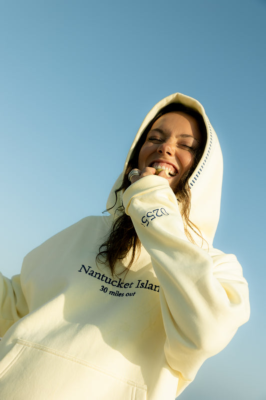 Women's Heavyweight Hoodie / Sweatpants Set (Butter)